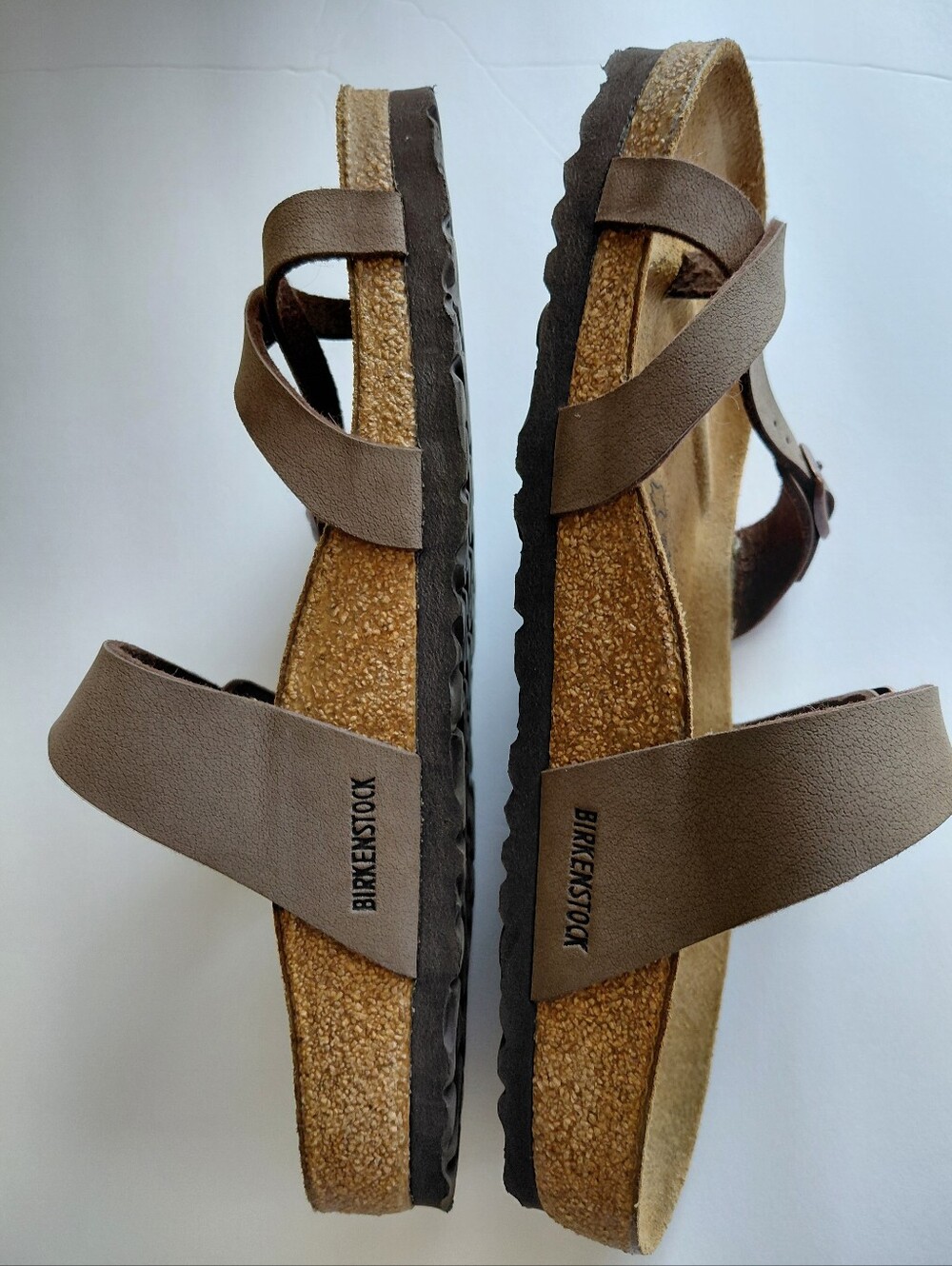 Birkenstocks- Women's 10 Mocha Mayari Birko-Flor Thong Sandal With Toe Loop. - Picture 9 of 13